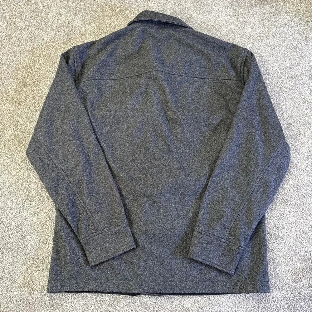 Abercrombie & Fitch heavy Peacoat Jacket Men's Small Button Up Wool Coat